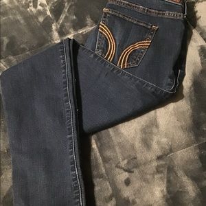 Hollister low rise:super skinny jean 27” waist